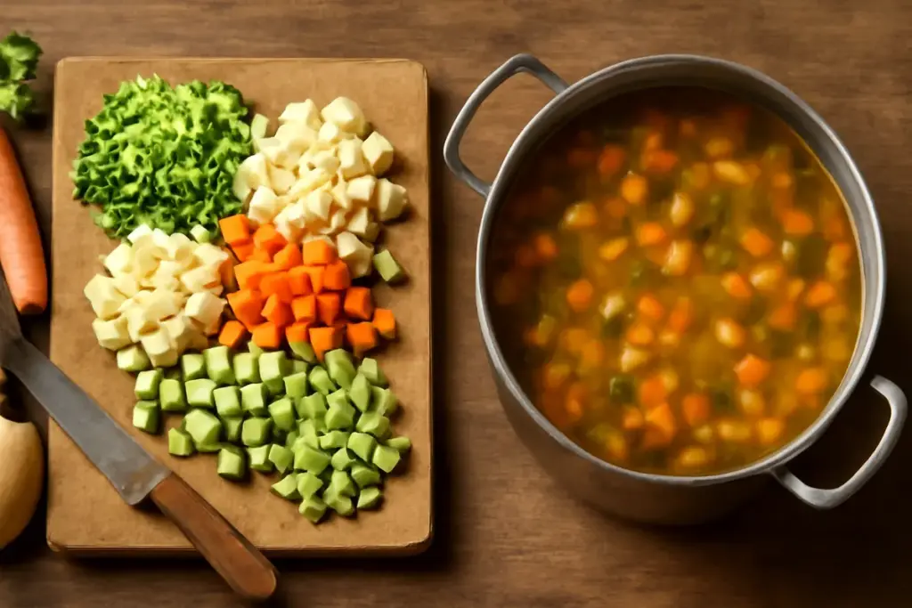 Qual è il taglio di verdure ideale per il minestrone? Ottieni un brodo ricco e saporito seguendo questo metodo