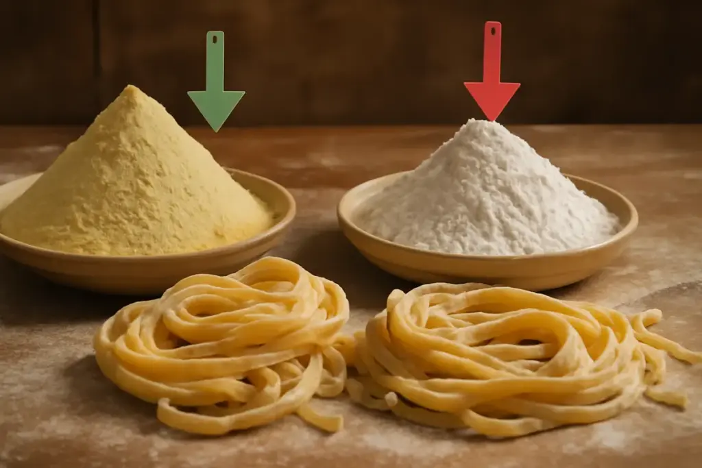 Pasta fresca: scegliere semola o farina 00? Scegli bene per una consistenza da vero ristorante italiano