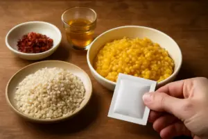 Zafferano puro o bustina? cosa scegliere per un risotto da chef a casa tua