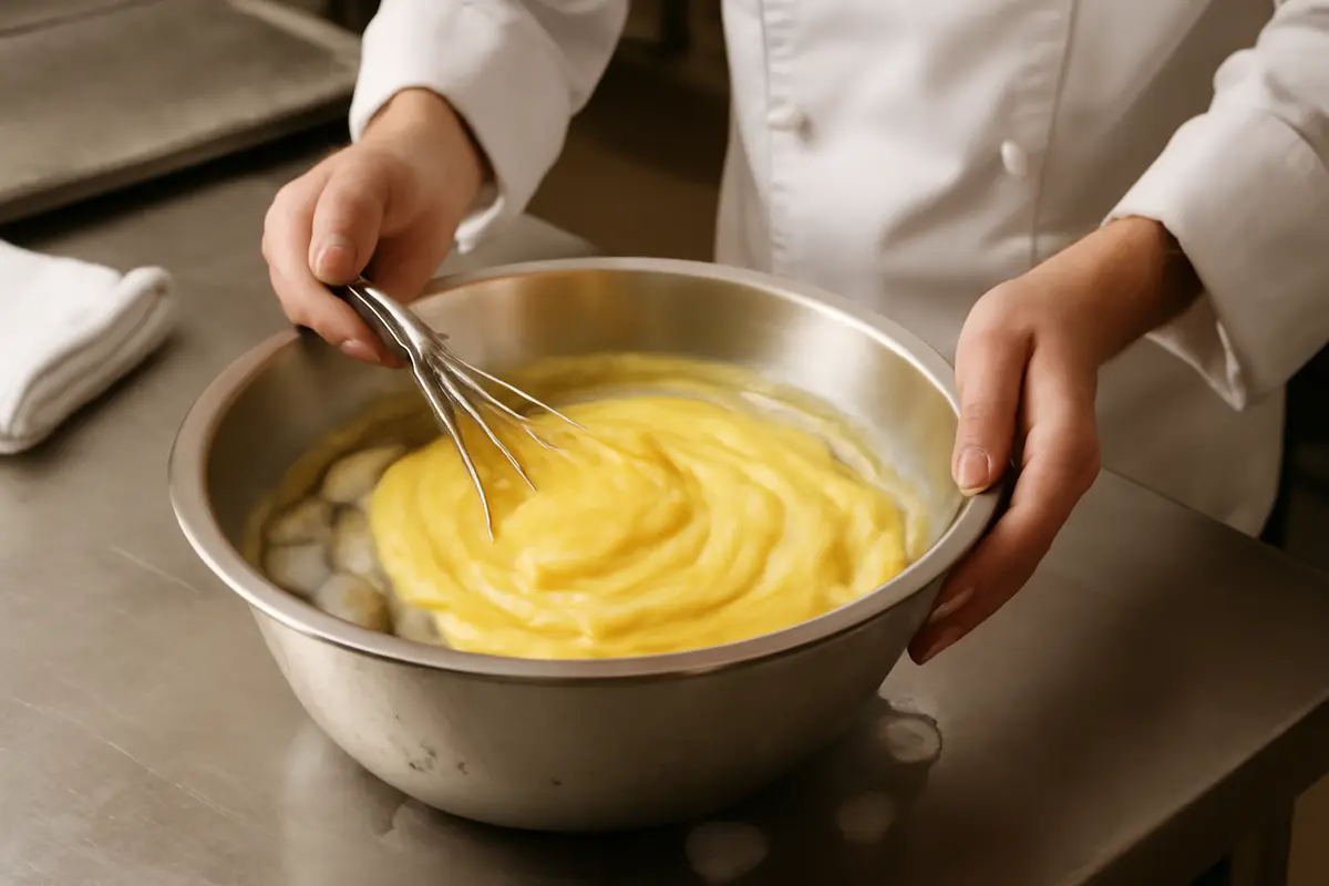 Raffreddare rapidamente una crema pasticcera: la tecnica dei professionisti per scongiurare grumi