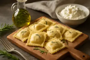 Ravioli fatti in casa ripieni di ricotta: il tocco aromatizzante che li rende speciali