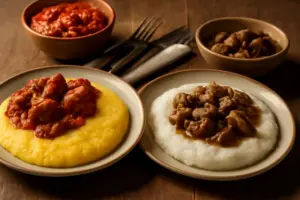 Polenta: meglio gialla o bianca? la differenza di gusto in abbinamento ai sughi tradizionali