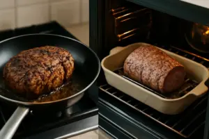 Cuocere arrosto in padella o in forno: quale metodo esalta meglio tenerezza e sapori della carne