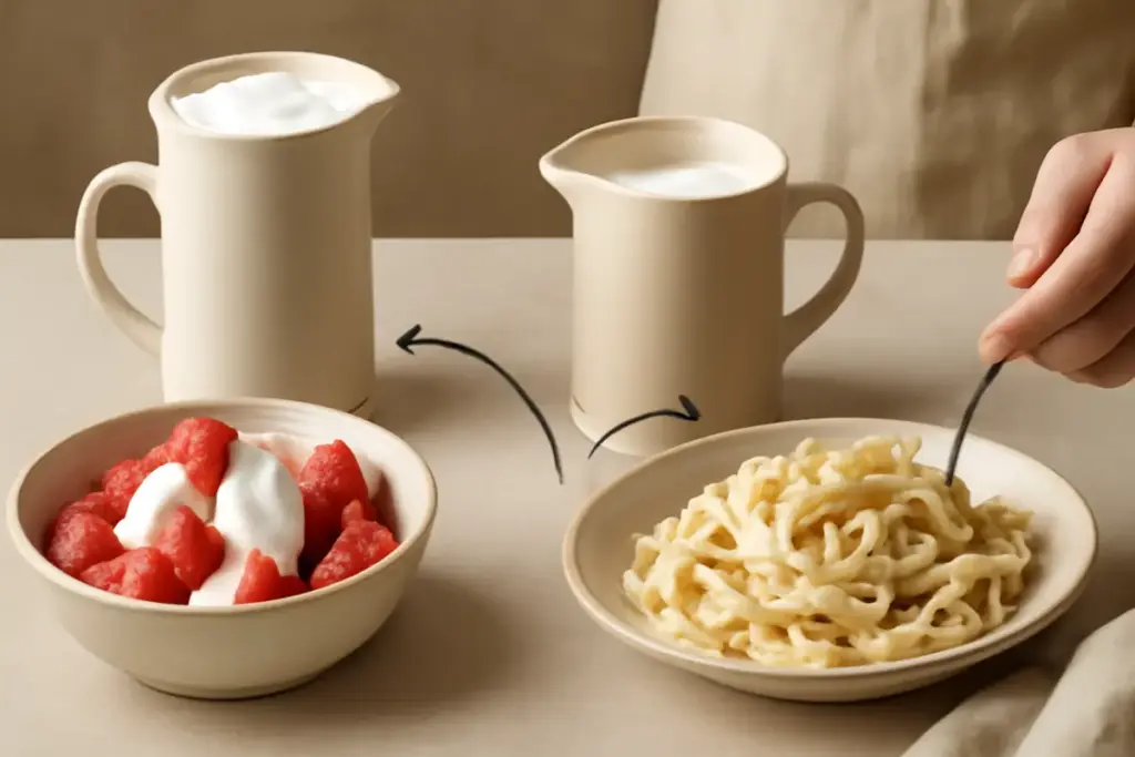 Qual è la differenza tra panna fresca e da cucina? scopri perché cambia il risultato nelle tue ricette