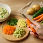 Insalata russa: come selezionare le verdure per un risultato equilibrato e mai troppo acquoso