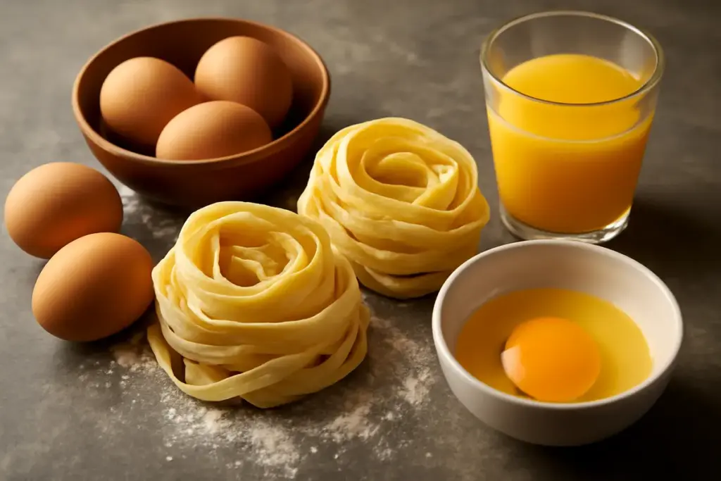 Pasta con uova fresche o pastorizzate? il dettaglio da valutare per tagliatelle e fettuccine perfette