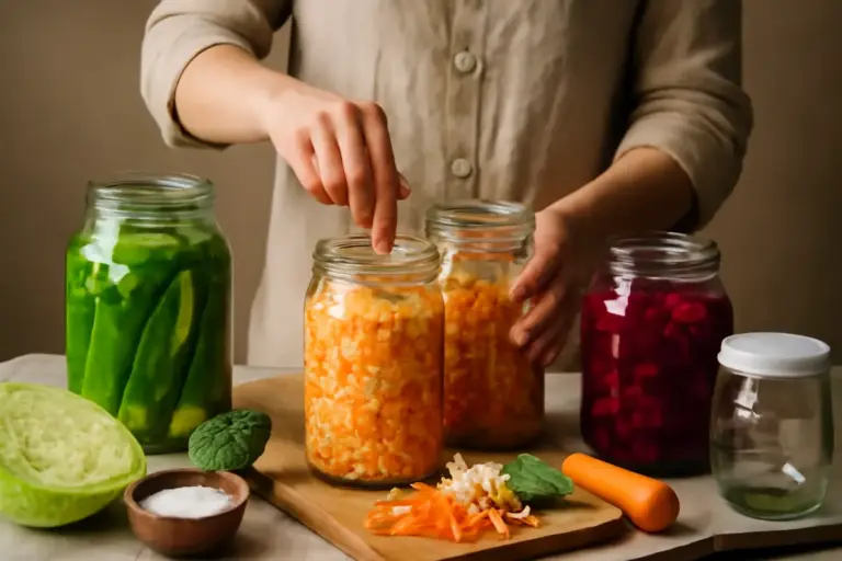 Fermentazione naturale delle verdure: come iniziare a casa con sicurezza e gusto